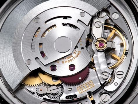 inside of a Rolex watch